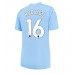 Billige Manchester City Rodri Hernandez #16 Hjemmebane Fodboldtrøjer Dame 2023-24 Kortærmet